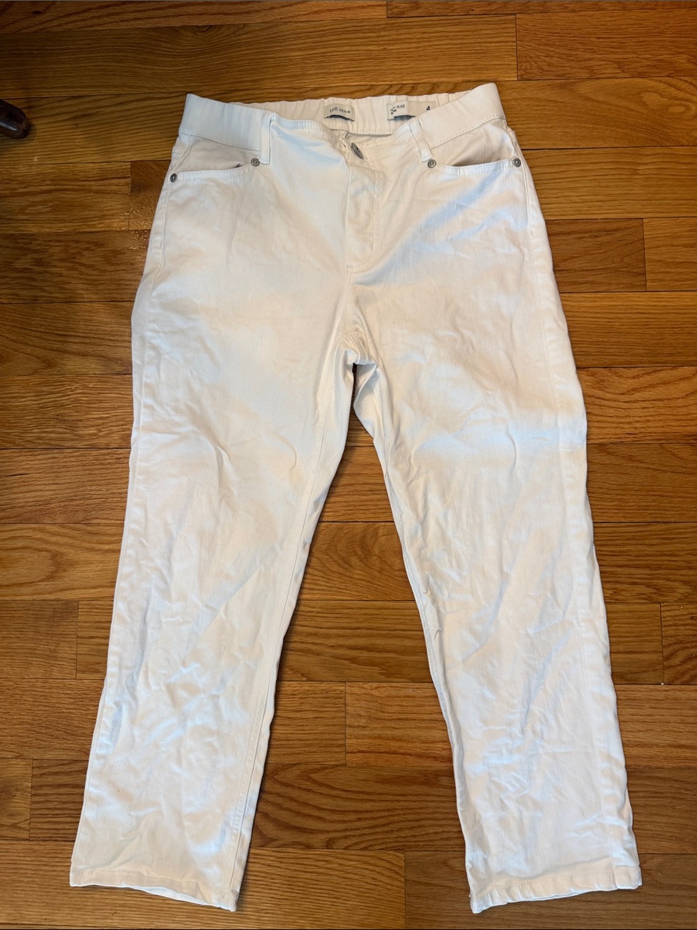 J.Jill Women’s White Jeans - Classic Fit 4 regular